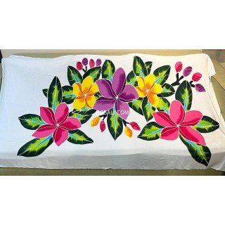 Wholesale Rayon Sarong Lava lava Hand Painted Beachwear for Summer